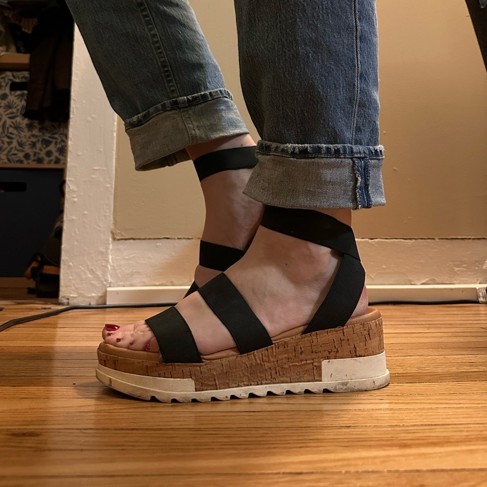 Steve Madden Cork Wedges